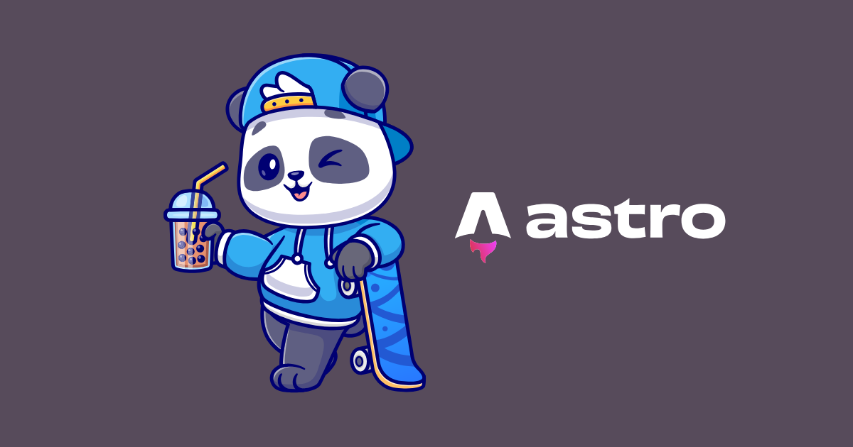 Panda CSS and Astro logos, two key technologies in rebuilding my personal site